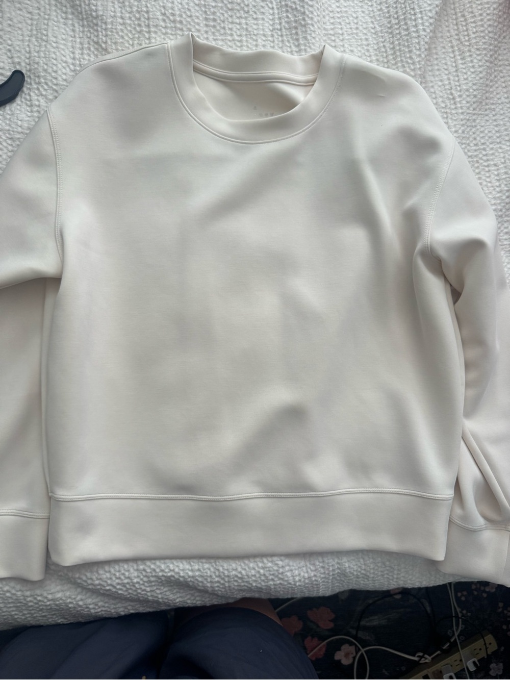 Classic Crewneck Sweatshirt in Off-White